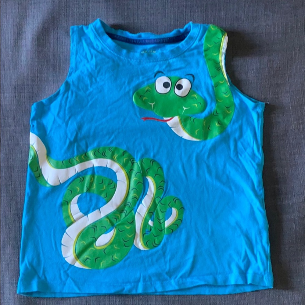 Sleeveless Snake Shirt Boys’ M 5/6